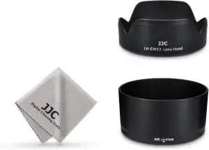 JJC Gegenlichtblende-Set für Canon RF-S 55-210 mm F5-7.1 IS STM Objektiv & Canon