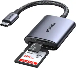 UGREEN USB C 170MB/S Kartenleser SD Micro SD Card Reader Kartenlesegerät USB C C