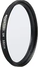 Amazon Basics 55 mm Runder UV-Schutzfilter für klarere Bilder, Schützt vor Staub, Schmutz und Kra...