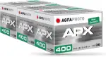 AgfaPhoto APX 400-36 Dreier Pack Schwarz/Weiß Bilderfilm