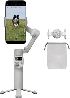 DJI Osmo Mobile 7 Gimbal-Stabilisator für iPhone, Android, integriertes Stativ, 