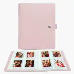 Fotoalbum mit 320 Taschen – Passend für Fujifilm Instax Mini 9 8 90 40 7 11 12 Evo LiPlay Sofortbildkamera, Kompatibel mit Polaroid Snap PIC-300, Kodak Zink Fotopapier (54x86 mm)(Rosa)
