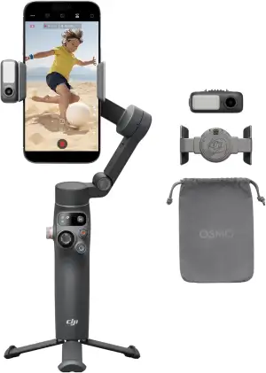 DJI Osmo Mobile 7P Gimbal-Stabilisator für iPhone, Android, Natives Tracking, Be