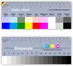 Sachverständigen-Zubehör® Stufengraukeil als [Farbkarte] 18 cm | Profi Belichtungsmesser | Fotogr...