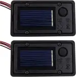 2/4 Stück, Batterie-Box Solar-Laterne, Ersatz-Lampen, für den Außenbereich, hängende Solar-Latern...