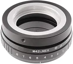 Hersmay M42-NEX Tilt-Shift 360° Objektivadapter für M42 Mount Objektiv auf E-Mou