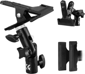 K&F CONCEPT Heavy Duty Metall Reflektor Klammer E-Typ Reflektoren Halterung Foto