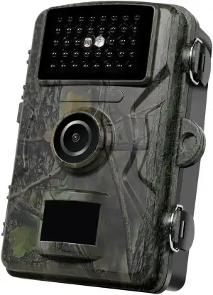 Wildkamera mit Nachtsicht, Wärme- & Bewegungsauslöser, Full HD 1080p Auflösung (