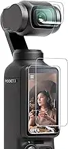 FPVtosky 2× Objektivschutz 2× Displayschutzfolie für DJI Osmo Pocket 3, DJI Pocket 3 Creator Comb...
