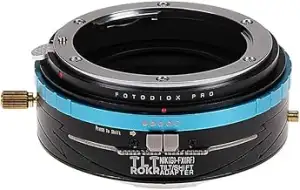 Fotodiox Pro TLT ROKR Tilt/Shift Lens Adapter Compatible with Nikon F-Mount G-Ty