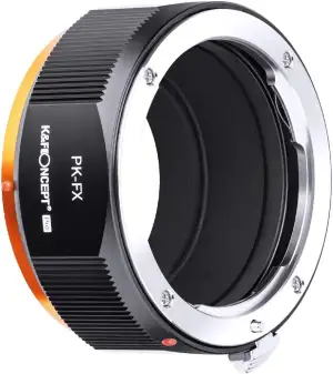 K&F CONCEPT Aktualisierter PK-zu-FX-Adapter, manueller Objektivadapter mit Mattl