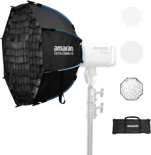 Amaran Octa Dome 60 Oktagonale Bowens Mount Softbox 60cm, EIN-Snap-Setup Lichtfo