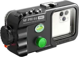 SF-PH-01 PRO Professionelles Unterwasser-Smartphone-Gehäuse, 40 m wasserdicht, u