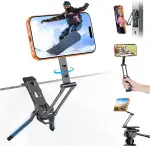 OMOTON TP06 für MagSafe-Stativhaken, 360° Drehbare Magnetisches Handy Stativ mit 1/4"-Gewinde & A...