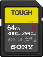 Sony SF-G64T SD-Speicherkarte (64 GB, UHS-II, SD Tough, G Serie)