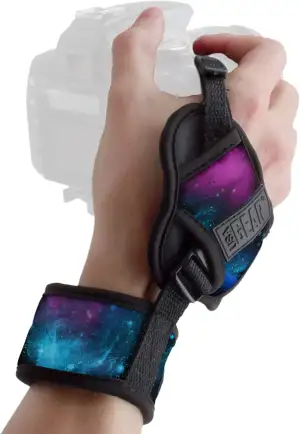 USA Gear Kamera Handschlaufe mit Gepolstertem Neopren und anschließender Metallp