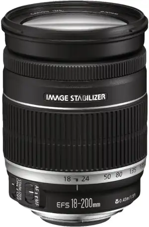 Canon EF-S 18-200mm F3.5-5.6 IS Objektiv (72mm Filtergewinde) schwarz