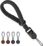 Sunya Kamera Handschlaufe mit Schnellverschluss. Verstellbarer Kameragurt für verschiedene Handgelenke, Ultraleichtes Gewicht Paracord Band Handgelenkschlaufe für DSLR