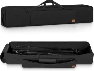 127CM Stativtasche, Multifunktionale Lichtständer Tragetasche mit gepolstertem S