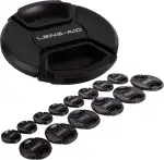 Lens-Aid Objektivdeckel für Kamera Objektive: Lens Cap Ersatz-Schutzkappe kompatibel mit Canon, Nikon, Fujifilm, Olympus, Sony, Panasonic, Pentax etc.