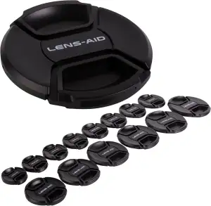 Lens-Aid Objektivdeckel für Kamera Objektive: Lens Cap Ersatz-Schutzkappe kompat