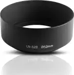 52mm Ø Metall Sonnenblende Gegenlichtblende Streulichtblende Lens Hood. CNC-gefrästes Aluminium. ...