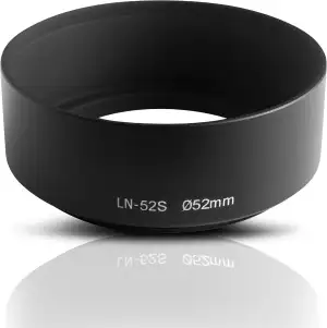 52mm Ø Metall Sonnenblende Gegenlichtblende Streulichtblende Lens Hood. CNC-gefr