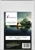 FineArt Velvet 270 gsm Matt Fotopapier in Premiumqualität - 10,2x15,2 cm - 50 Blatt