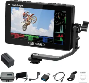 FEELWORLD F5PROX Kamera Field Monitor 5.5 Zoll 1600Nit Touchscreen 3D LUT 1920x1