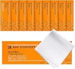 K&F CONCEPT 10 Stück Mikrofaser Reinigungstuch,Reinigungstücher Set für Kamera,Objektiv,Filter,Br...