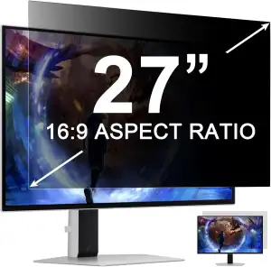 27 zoll blickschutzfolie für 16:9 Seitenverhältnis,Blaulichtschutz, Blendschutz,