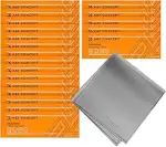 K&F CONCEPT 20 Stück Mikrofaser Reinigungstuch (15 * 15cm) Einzel Vakuumverpackung, Reinigungstüc...