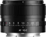 TTARTISAN AF 40mm F2 Kameraobjektiv Vollformat Autofokus Leichtes Walk-around-Objektiv (für Sony E)
