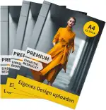 DRUCK.DE Flyer 25 Stück A4 Hoch Einseitig Bedruckt | Premium 250 g/m² Papier Matt | Personalisier...