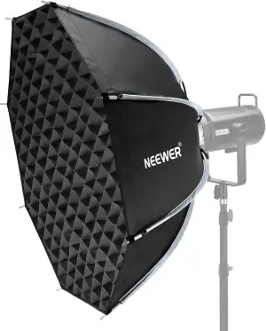 NEEWER 90cm Octagon Softbox, Bowens Mount Achteckige Softbox mit Honeycomb Gitte
