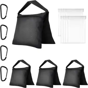 EMART 4 Stück Sandbags Sandsack für Stativ Fotografie, 25 * 51cm Nylon GegenGewi