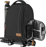 TARION Kamerarucksack Spiegelreflex Fotorucksack Wasserdicht Leicht und Kompakt Klein DSLR Rucksack mit 15 Zoll Laptopfach und Regenhaube