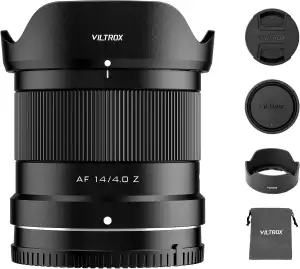VILTROX AF 14mm F4.0 Air Vollformatobjektiv für Nikon Z-Mount, 112,6° Ultraweitw