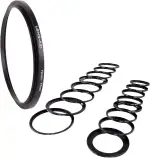 Lens-Aid Step Up Ring 58-62mm für Kamera Objektiv: Filter-Adapter aus Metall für ND, UV, Polfilter etc. - Adapterring kompatibel zu Sony Canon Nikon Fujifilm Olympus Pentax Leica Sigma Tamron