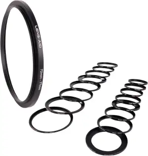 Lens-Aid Step Up Ring 58-62mm für Kamera Objektiv: Filter-Adapter aus Metall für