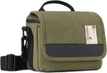Besfoto Kameratasche SLR spiegellose Kamera kleine Umhängetasche Fotografie Tasche Abdeckung wasserdichte und regendichte Outdoor Fotografie Leinwand Tasche, professionelle Kamera Tasche (Militärgrün)