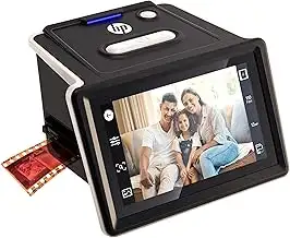 HP FilmScan Touchscreen-Film- und Diascanner mit 5-Zoll-LCD-Bildschirm, wandelt 