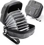 K&F CONCEPT Kamerafiltertasche, Filtertasche für 10 Zirkulare Filter, Taschen für Kamera Filter W...