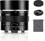 7Artisans 50mm F1.2 APS-C Festbrennweitenobjektiv 32° Manuellem Fokus Großer Blendenöffnung, Kompatibel mit Nikon Z ZFC Z50 Z30