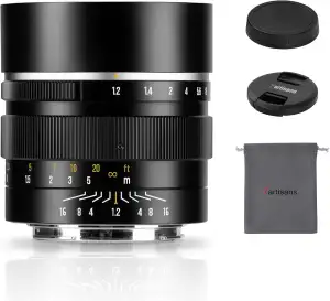 7Artisans 50mm F1.2 APS-C Festbrennweitenobjektiv 32° Manuellem Fokus Großer Ble