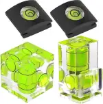 ChromLives Hot Shoe Wasserwaage, Kombipack 3 Achsen, 2 Achsen, 1 Achse, kompatibel mit Canon Niko...