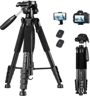 Victiv Kamera Stativ mit 52–160-185cm Höhe, leichtes Camera Tripod mit Abnehmbar