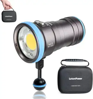 Seal CB 4000 Lumens Tauchlampe für Unterwasser-Fotografie, 100m Unterwasser vide