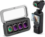 K&F CONCEPT magnetisches ND Filter Set, kompatibel mit DJI Osmo Pocket 3, 4er Pack CPL Filter, ND...