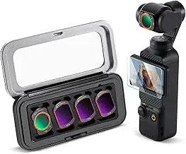K&F CONCEPT magnetisches ND Filter Set, kompatibel mit DJI Osmo Pocket 3, 4er Pa